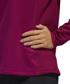Adida Women' Cold.Rdy Crew Neck Long Sleeve -Golf Sales Store adidas womens cold rdy long sleeve crew neck power berry 04 53052.1633379774