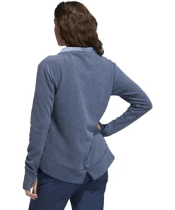 ADIDAS Women's Fleece Sweatshirt -Golf Sales Store adidas womens fleece sweatshirt crew navy 02 47299.1639066154