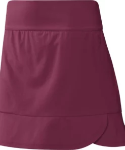 ADIDAS Women's Frill Skort - 16 Inch -Golf Sales Store adidas womens frill skort 16 inch legacy burgundy 01 42688.1678993890