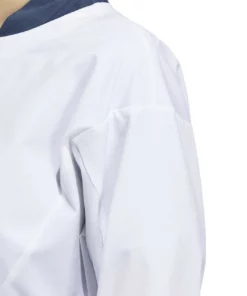 Adida Women' Pullover Woven Go-To Knit -Golf Sales Store adidas womens go to knit woven pullover white 03 70334.1647971840