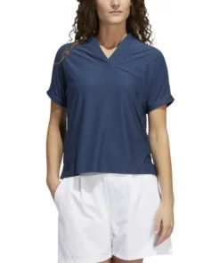 ADIDAS Women's Go-To Polo -Golf Sales Store adidas womens go to polo crew navy 01 96844.1647971976