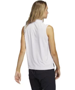 ADIDAS Women's Go-To Sleeveless Polo 7 ADIDAS Women's Go-To Sleeveless Polo -Golf Sales Store adidas womens go to sleeveless polo almost pink 02 32675.1647972106