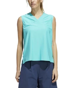 ADIDAS Women's Go-To Sleeveless Polo 8 ADIDAS Women's Go-To Sleeveless Polo -Golf Sales Store adidas womens go to sleeveless polo semi mint rush 01 63464.1647972106