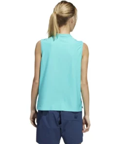 ADIDAS Women's Go-To Sleeveless Polo 9 ADIDAS Women's Go-To Sleeveless Polo -Golf Sales Store adidas womens go to sleeveless polo semi mint rush 02 73340.1647972106