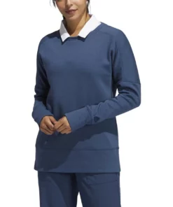 ADIDAS Women's Go-To Sweatshirt -Golf Sales Store adidas womens go to sweatshirt crew navy 01 57966.1639065673