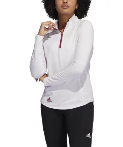 ADIDAS Women's HEAT.RDY Mock -Golf Sales Store adidas womens heat rdy mock almost pink 01 92733.1676597567