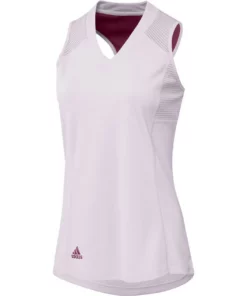 Adida Heat.Rdy Women' Polo Sleeveles -Golf Sales Store adidas womens heat rdy sleeveless polo almost pink 01 89227.1676595807