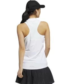Adida Heat.Rdy Women' Polo Sleeveles -Golf Sales Store adidas womens heat rdy sleeveless polo white 02 81368.1676587322