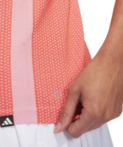 Adida Women' Primeknit Sleeveles Polo -Golf Sales Store adidas womens primeknit sleeveless polo preloved red 03 19520.1676592287