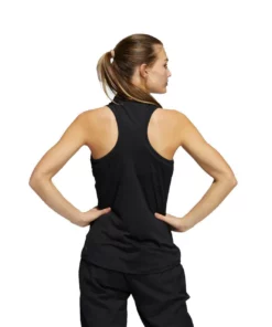 Adida Women' Polo Sleeveles Racerback -Golf Sales Store adidas womens racerback sleeveless polo black 03 54100.1676595173