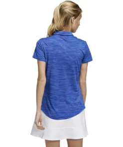 ADIDAS Women's Space-Dyed Polo -Golf Sales Store adidas womens space dyed polo collegiate royal white 02 39561.1647973321