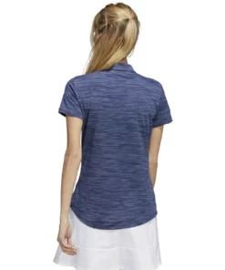 ADIDAS Women's Space-Dyed Polo -Golf Sales Store adidas womens space dyed polo crew navy white 02 26943.1647973321