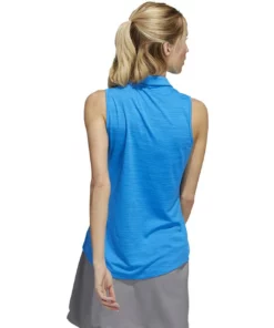 Adida Women' Polo Sleeveles Space-Dyed 11 Adida Women' Polo Sleeveles Space-Dyed -Golf Sales Store adidas womens space dyed sleeveless polo blue rush crew navy 02 21162.1647975079