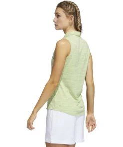 Adida Women' Polo Sleeveles Space-Dyed 13 Adida Women' Polo Sleeveles Space-Dyed -Golf Sales Store adidas womens space dyed sleeveless polo pulse lime legacy indigo 02 13065.1647975079