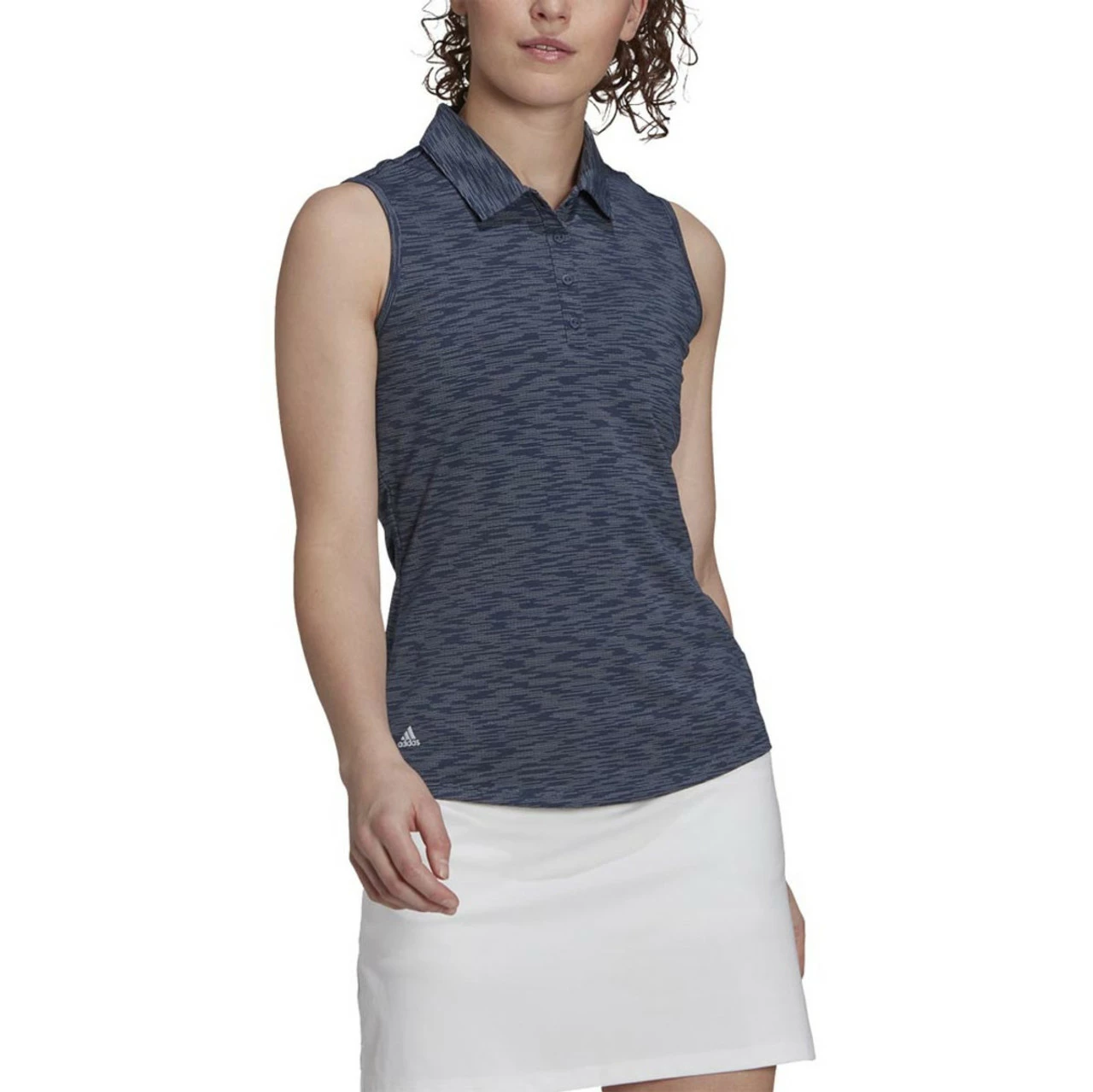 Adida Women' Spacedye Sleeveles Polo 3 Adida Women' Spacedye Sleeveles Polo