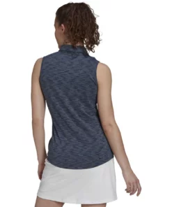 Adida Women' Spacedye Sleeveles Polo 11 Adida Women' Spacedye Sleeveles Polo -Golf Sales Store adidas womens spacedye sleeveless polo crew navy white 02 93254.1631905890
