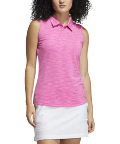 Adida Women' Spacedye Sleeveles Polo 14 Adida Women' Spacedye Sleeveles Polo -Golf Sales Store adidas womens spacedye sleeveless polo screaming pink wild pink 01 77499.1631905890