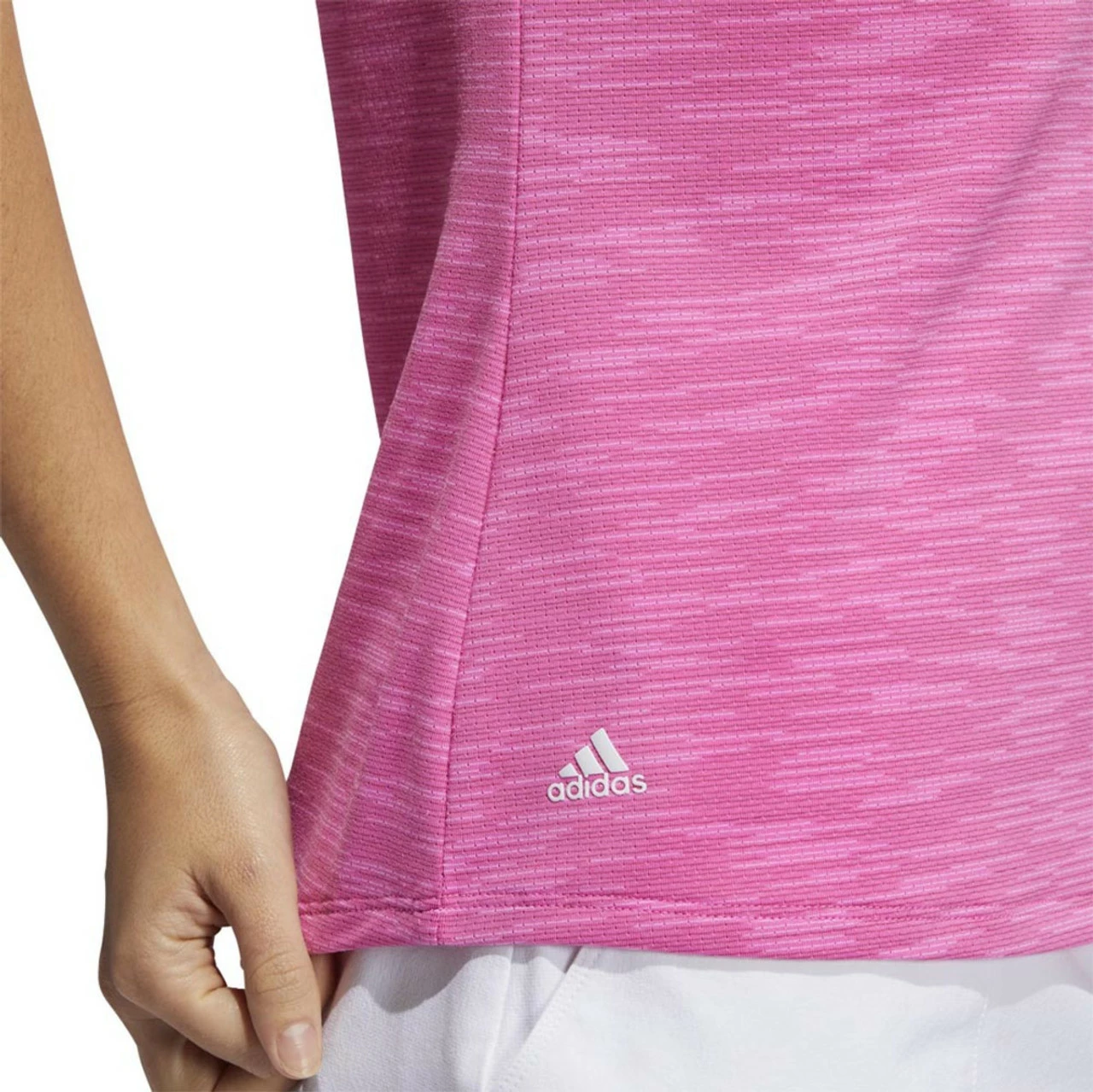 Adida Women' Spacedye Sleeveles Polo 10 Adida Women' Spacedye Sleeveles Polo - Image 8