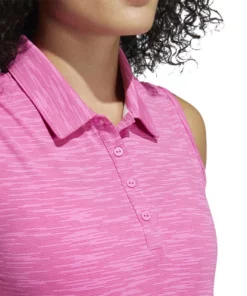 Adida Women' Spacedye Sleeveles Polo 16 Adida Women' Spacedye Sleeveles Polo -Golf Sales Store adidas womens spacedye sleeveless polo screaming pink wild pink 04 72776.1631905890