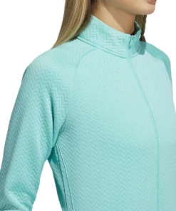 Adida Women' Jacket Layer Textured -Golf Sales Store adidas womens textured layer jacket acid mint 03 20967.1633102078