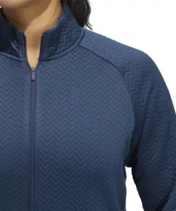 Adida Women' Jacket Layer Textured -Golf Sales Store adidas womens textured layer jacket crew navy 04 69575.1633102078