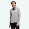 Adida Women' Jacket Layer Textured -Golf Sales Store adidas womens textured layer jacket mid grey 01 98901.1633102076