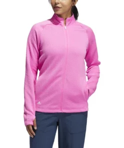 Adida Women' Jacket Layer Textured -Golf Sales Store adidas womens textured layer jacket screaming pink 01 93399.1633102078