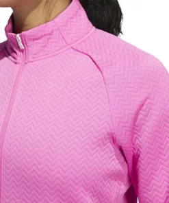 Adida Women' Jacket Layer Textured -Golf Sales Store adidas womens textured layer jacket screaming pink 04 43985.1633102078