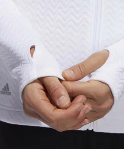 Adida Women' Jacket Layer Textured -Golf Sales Store adidas womens textured layer jacket white 03 58949.1633102078