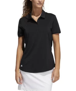 Adida Women' Solid Polo Ultimate 365 -Golf Sales Store adidas womens ultimate 365 solid polo black 01 83872.1678999876
