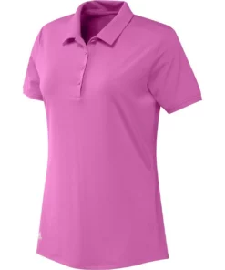 Adida Women' Solid Polo Ultimate 365 -Golf Sales Store adidas womens ultimate 365 solid polo lucid fuchsia 01 28001.1678999876