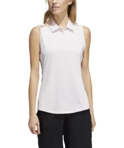 Adida Women' Polo Ultimate 365 Solid Sleeveles -Golf Sales Store adidas womens ultimate 365 solid sleeveless polo almost pink 01 23006.1662670227