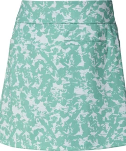 Adida Women' Skort Ultimate Print 16 Inch -Golf Sales Store adidas womens ultimate print skort 16 inch white acid mint 02 11493.1659042785