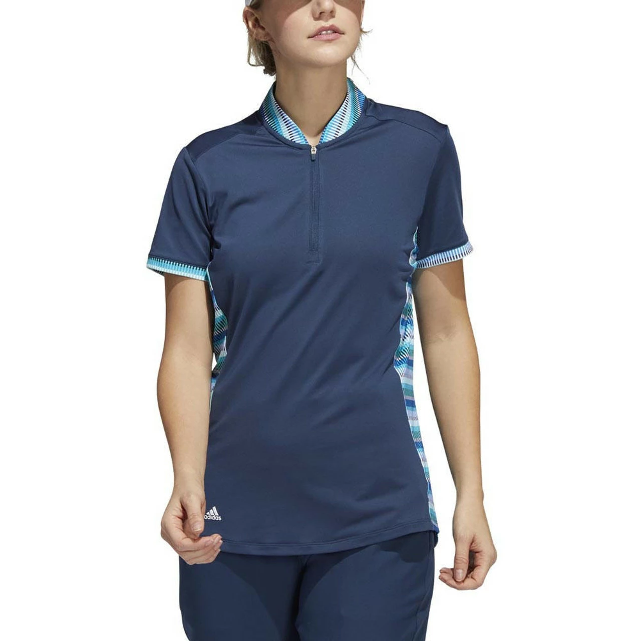 ADIDAS Women's Ultimate365 Printed Polo 5 ADIDAS Women's Ultimate365 Printed Polo - Image 3