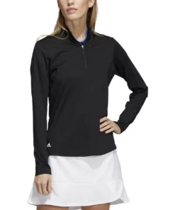 Adida Women' Shirt Ultimate365 Sun Protection -Golf Sales Store adidas womens ultimate365 sun protection shirt black 01 63943.1676582887