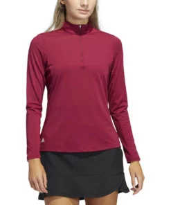 Adida Women' Shirt Ultimate365 Sun Protection -Golf Sales Store adidas womens ultimate365 sun protection shirt legacy burgundy 01 10915.1676580898