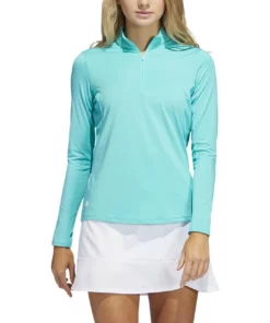 Adida Women' Shirt Ultimate365 Sun Protection -Golf Sales Store adidas womens ultimate365 sun protection shirt semi mint rush 01 20320.1676591643