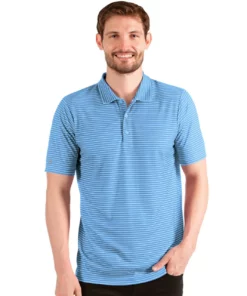 Antigua Esteem Polo -Golf Sales Store antigua esteem polo columbia blue heather white 01 61711.1654112879