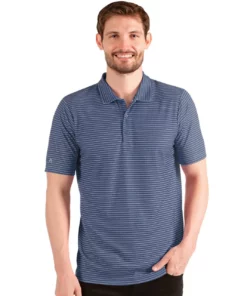 Antigua Esteem Polo -Golf Sales Store antigua esteem polo navy heather white 01 90669.1654112881