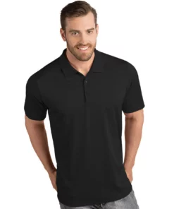 Antigua Tribute Polo -Golf Sales Store antigua tribute polo black 01 98745.1676597689