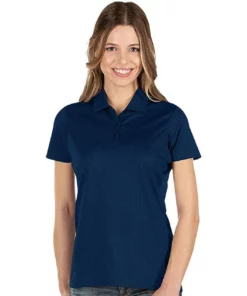 Antigua Women's Balance Polo -Golf Sales Store antigua womens balance polo navy 01 53647.1676576904
