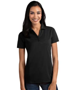 Antigua Women's Tribute Polo 12 Antigua Women's Tribute Polo -Golf Sales Store antigua womens tribute polo black 01 66703.1653919109