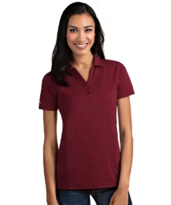 Antigua Women's Tribute Polo 17 Antigua Women's Tribute Polo -Golf Sales Store antigua womens tribute polo cabernet 01 26849.1653919109