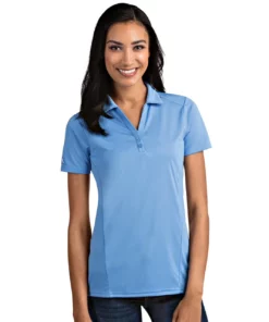 Antigua Women's Tribute Polo 16 Antigua Women's Tribute Polo -Golf Sales Store antigua womens tribute polo columbia blue 01 83304.1653919109
