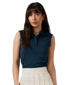 Women' Polo Tribute Sleeveles Antigua -Golf Sales Store antigua womens tribute sleeveless polo navy 01 06908.1676594790
