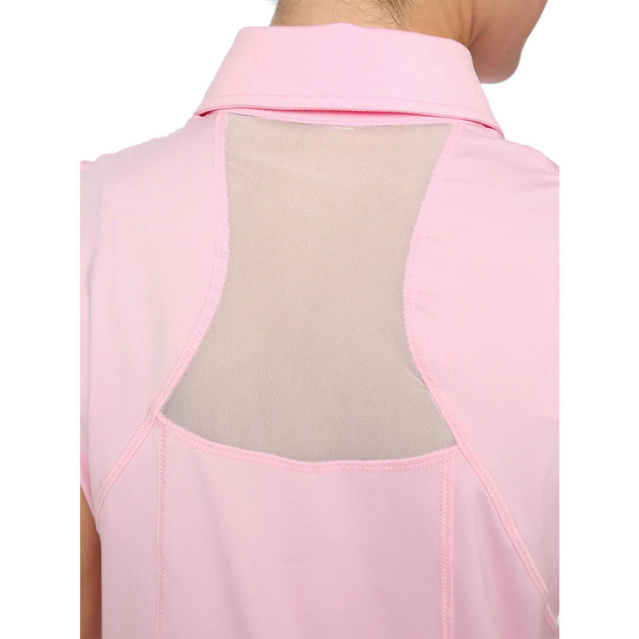 Belyn Key Mesh Women' Panel Sleeveles Polo 4 Belyn Key Mesh Women' Panel Sleeveles Polo - Image 2
