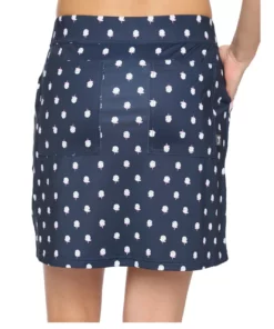 BELYN KEY Women's Zip Front Skort -Golf Sales Store belyn key womens zip front skort golf ball print 02 00362.1659042453