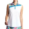 Women' Sand Polo Sleeveles Adele Bermuda Sublimated -Golf Sales Store bermuda sands womens adele sublimated sleeveless polo white 01 16182.1659117778