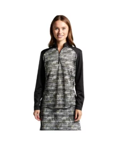 Esther Sun Women' Sand 1/4 Zip Bermuda