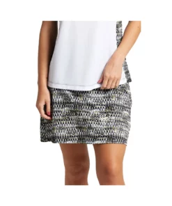 Ingrid Women' Sand Skort Bermuda Pleated Sublimated Back